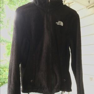Women’s black North Face fleece